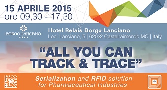 "All You Can Track & Trace" -  Serialization and RFID solution for Pharmaceutical Industries 01